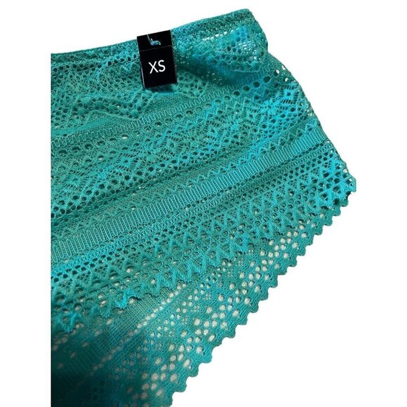 Etam Women's Green Lace XS Extra Small Sublime Shorty Panties. - Picture 2 of 7